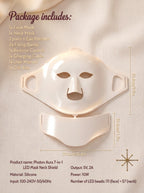 Atomic Glow — Photon Aura 7-in-1 LED Mask & Neck Shield